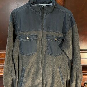 Dark Gray Columbia Zip-Up Jacket